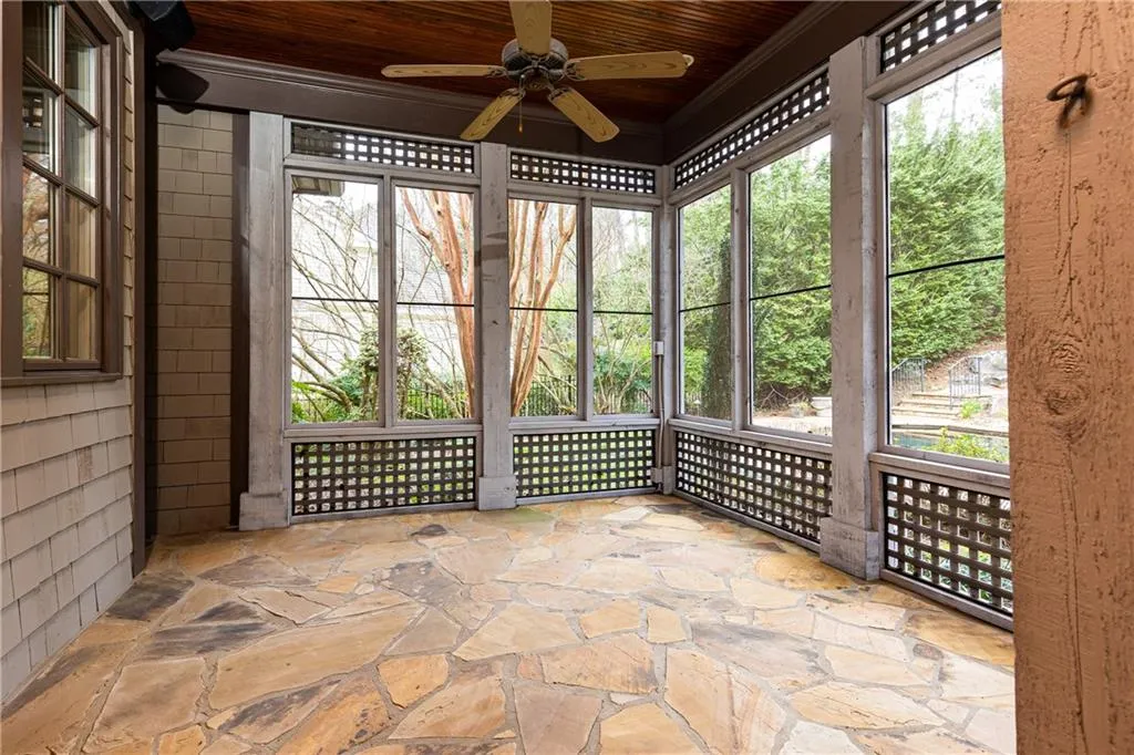 Private Screened Porch off Primary Bedroom Suite