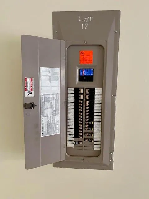Utility room featuring electric panel