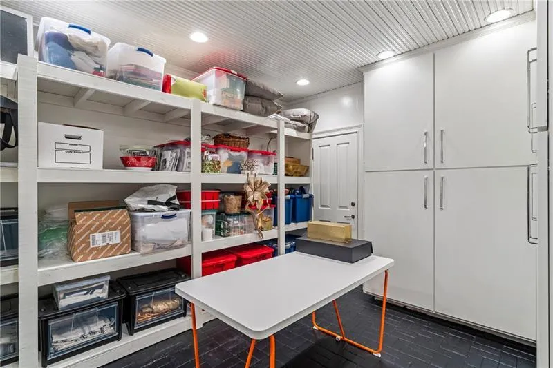 View of storage area