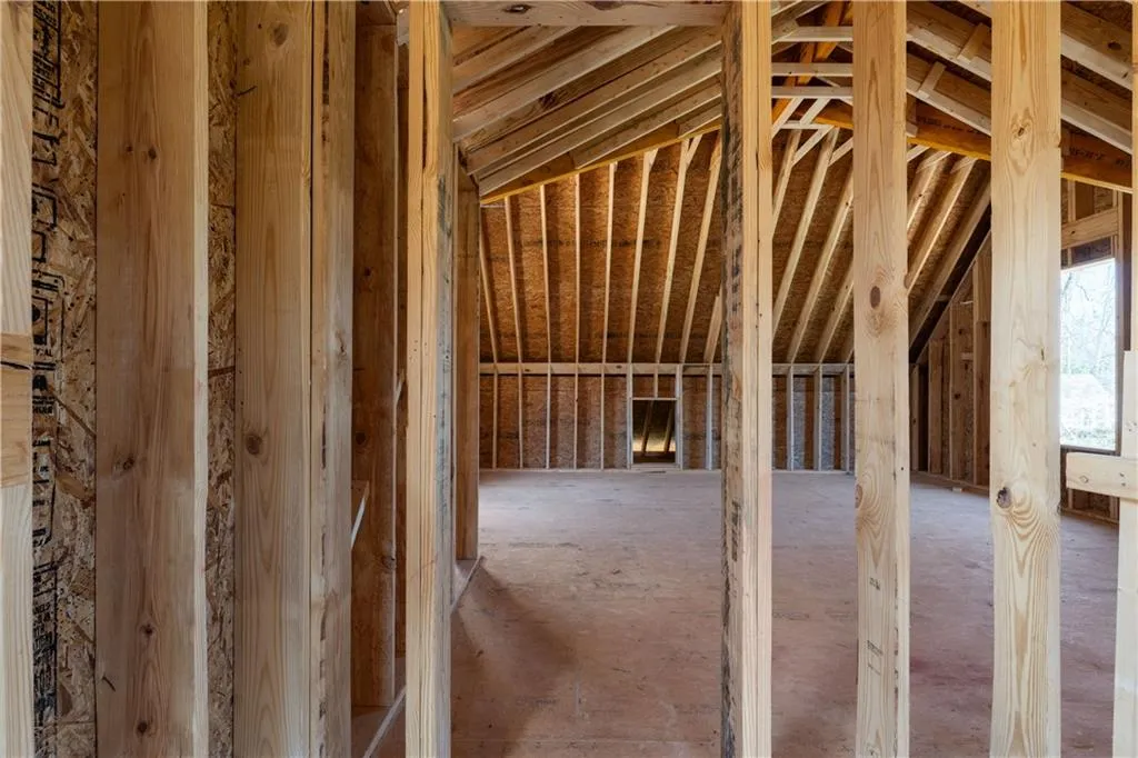 View of attic