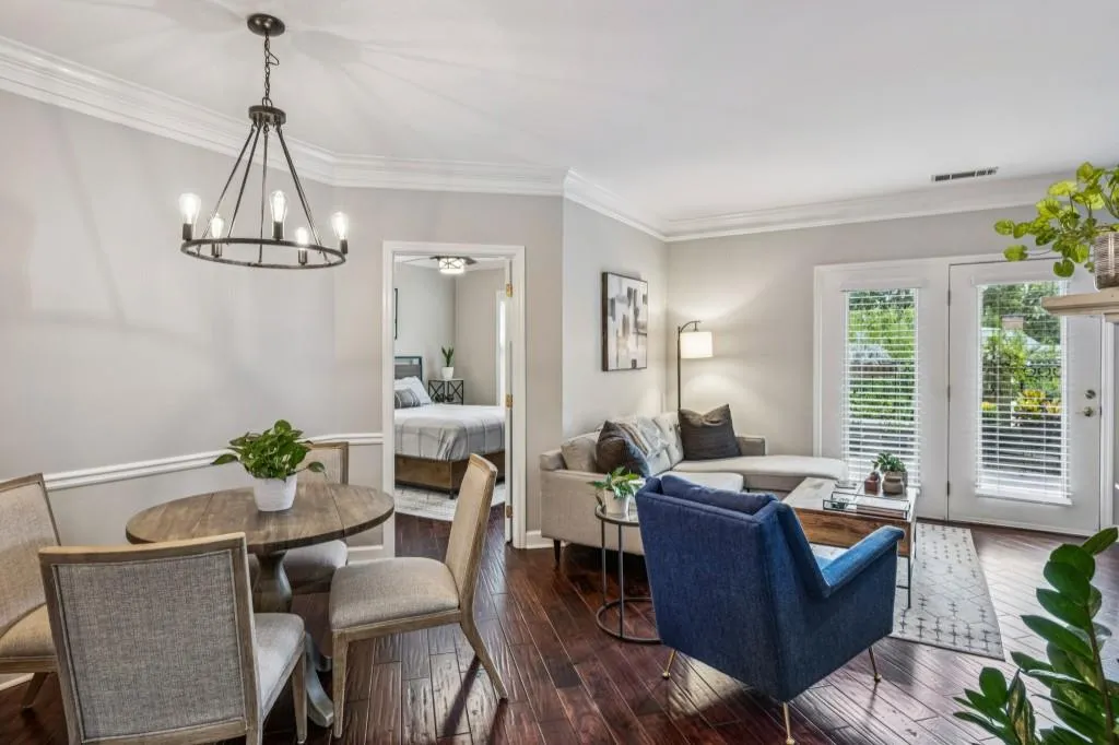 Fireside Living Room and Dining