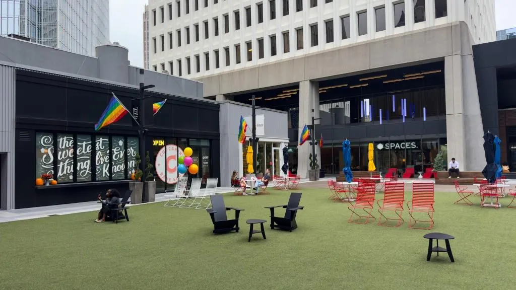 Enjoy direct street access to Colony Square