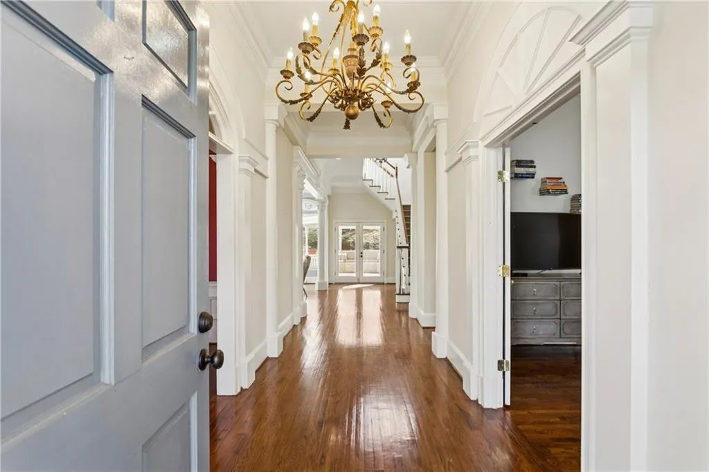 Bright, light foyer