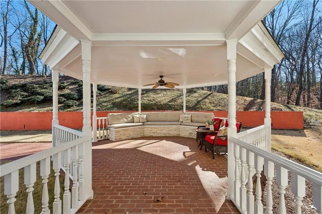 Beautiful covered back patio