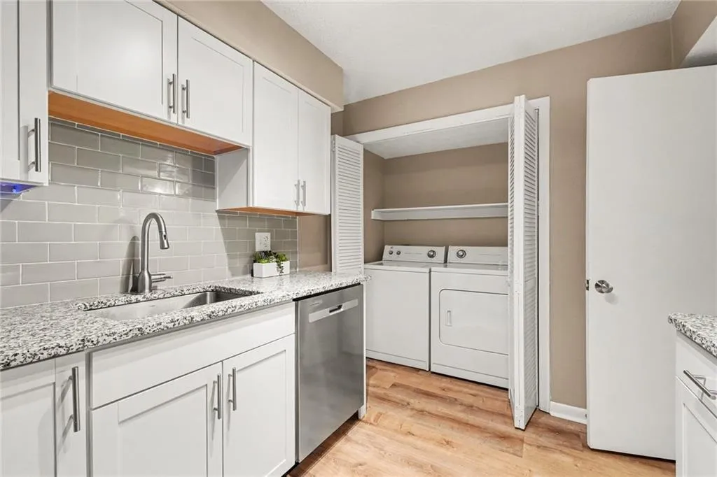 Kitchen and Laundry Closet