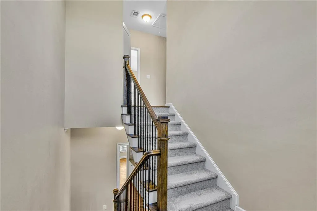 Stairway leading upstairs