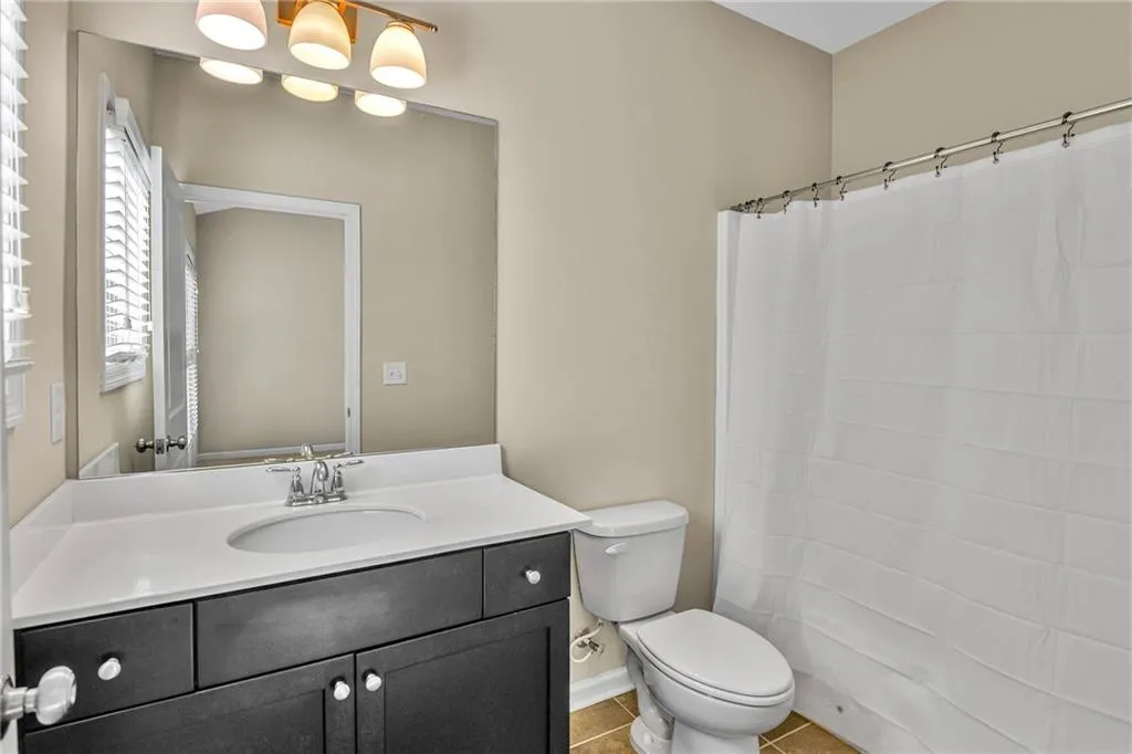 Full Bathroom in Second Bedroom with tub/shower combo