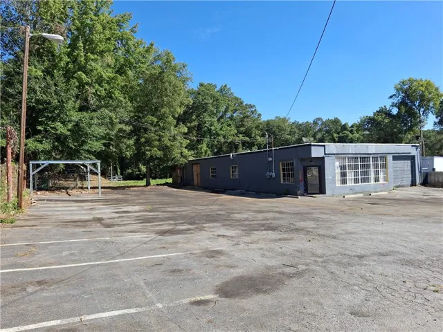3500sf block building and paved parking lot
