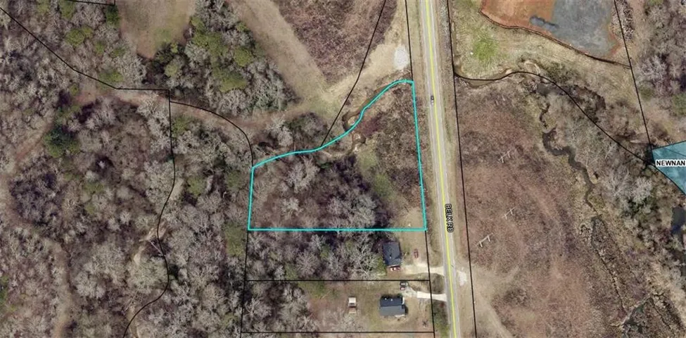 Aerial Map. Depicting the property's boundaries and surrounding geographical features