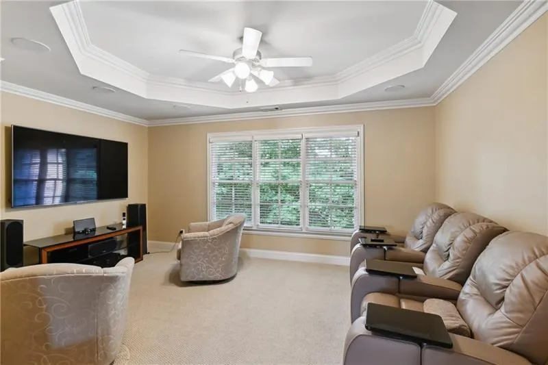 Secondary media room upstairs. I could also be used as an office, playroom, etc.