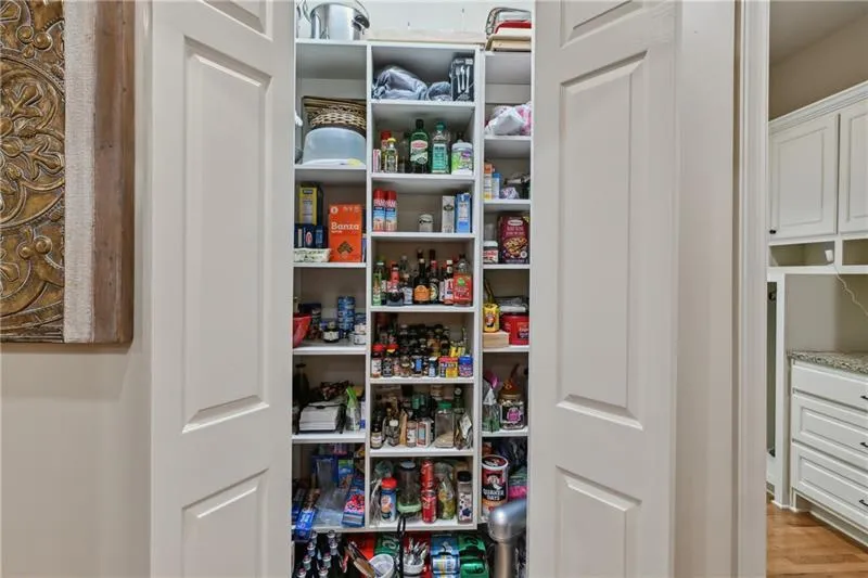 Ample storage in pantry
