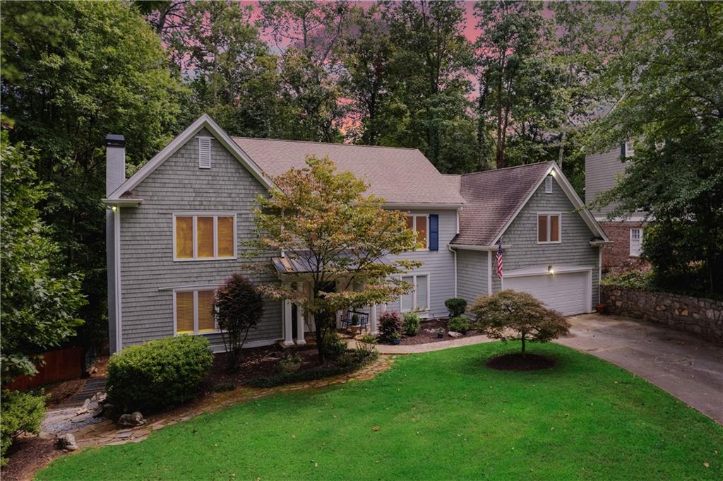 Pretty House at Twilight