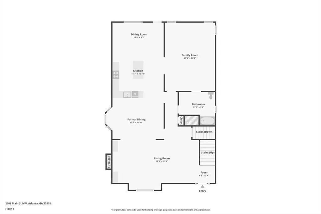 2108 Main Street Nw, Atlanta, Georgia 30318, 4 Bedrooms Bedrooms, ,4 BathroomsBathrooms,Residential,For Sale,2108 Main Street Nw,7605974