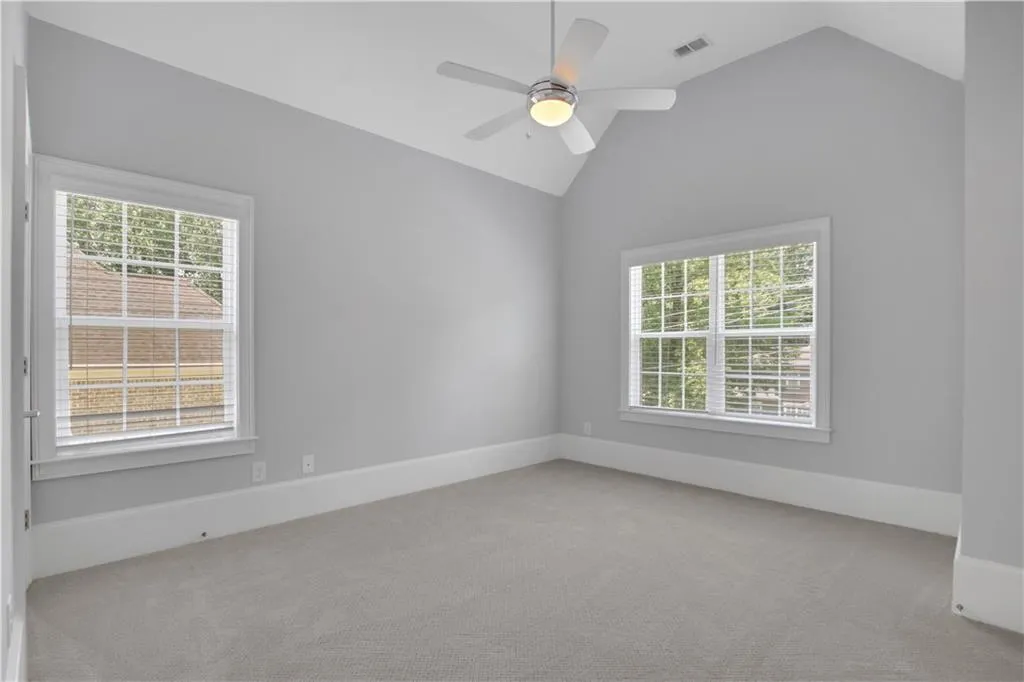 Upstairs bedroom with new carpet