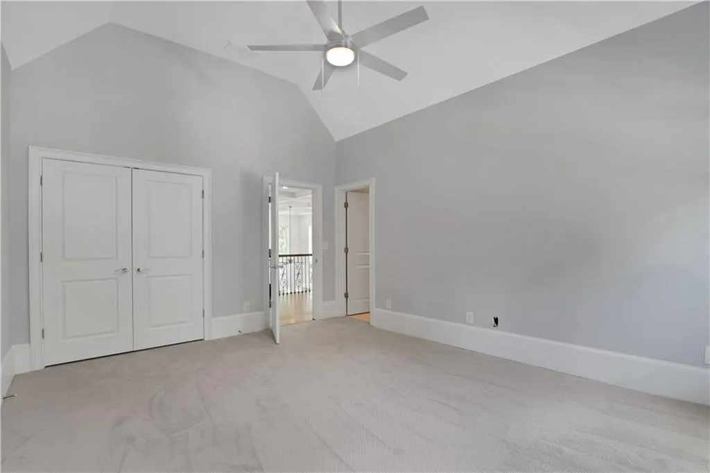 Upstairs bedroom with new carpet