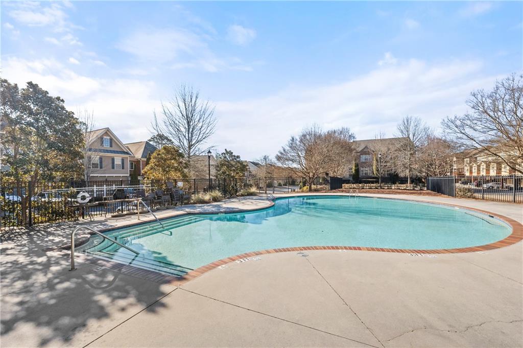 Gated community pool