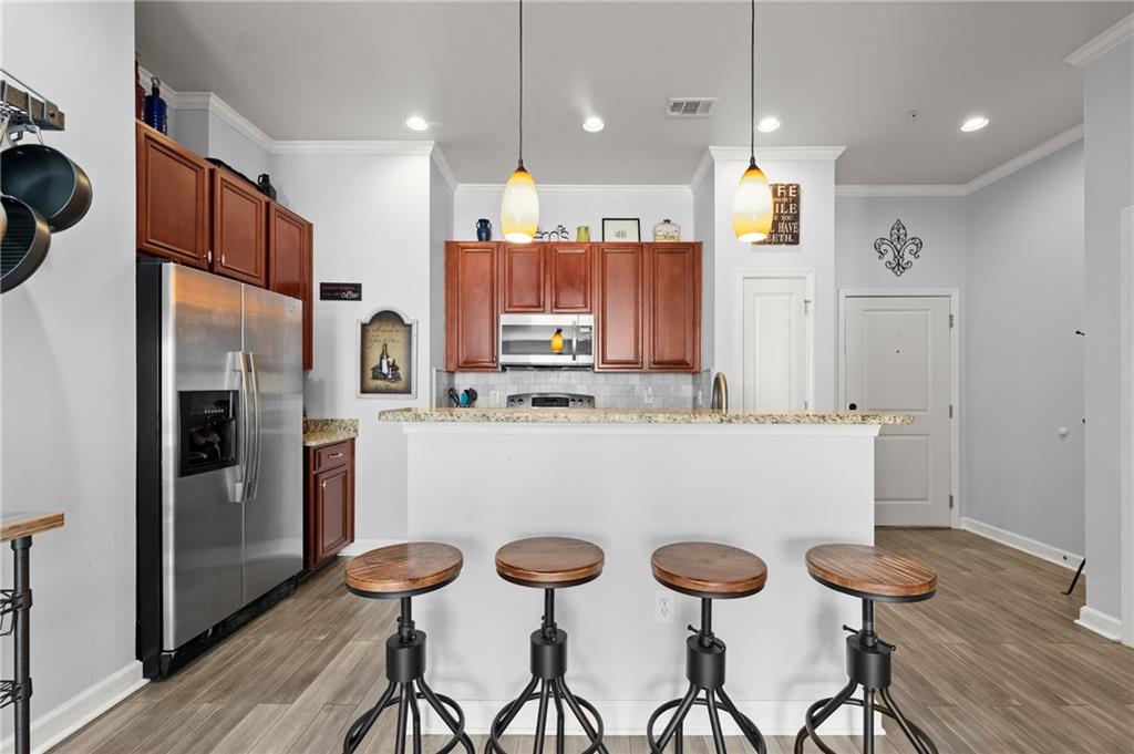 Kitchen island with seating