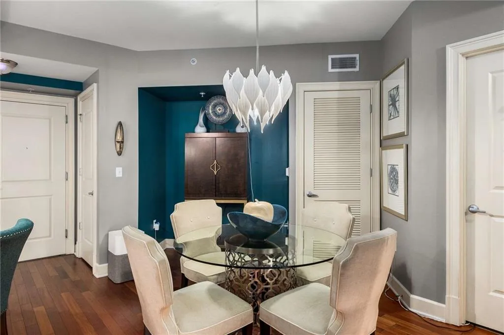 Many other residents have turned the nook here into a beautiful built in bar.  Endless possibilities.