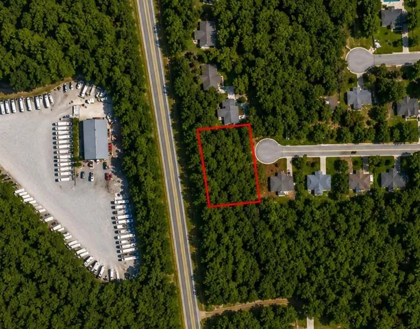 Wooded lot with road frontage