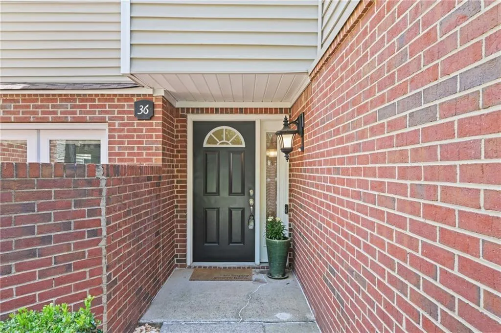 Welcoming covered entry