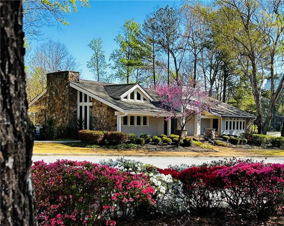 Clubhouse in Springtime