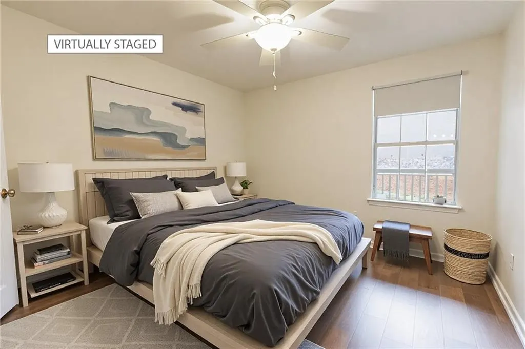 Virtually Staged Bedroom