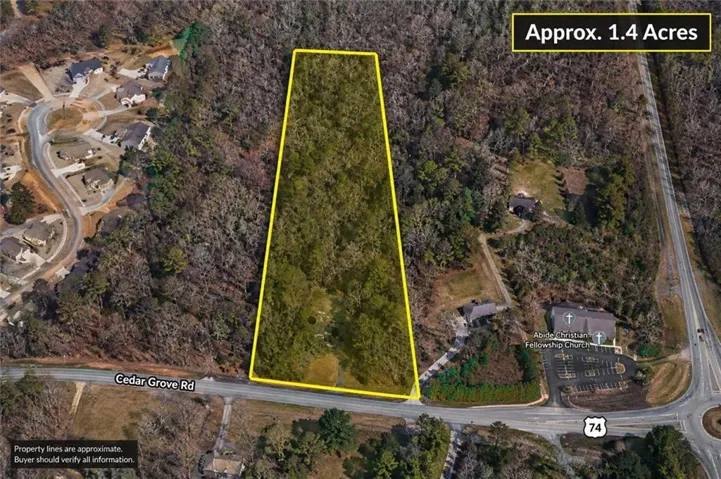 Property Survey. Illustrating the boundaries and approximate acreage of the property