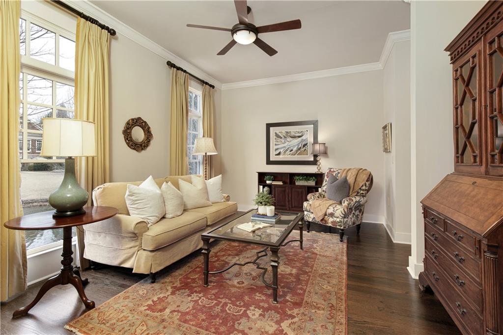 A view of the elegant formal living room upon entry, featuring refined details and a welcoming ambiance, perfect for receiving guests.