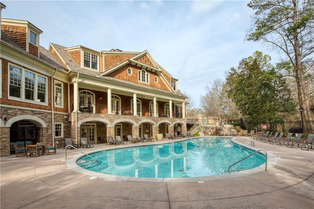 Residents can enjoy two saltwater pools, one is heated.