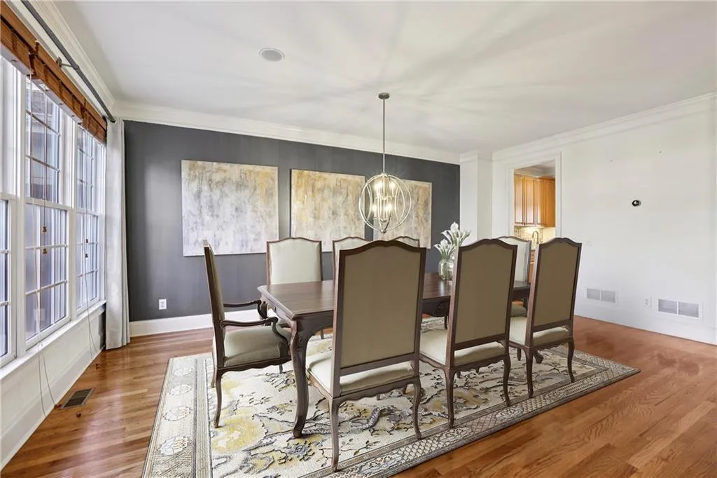 Formal dining room.