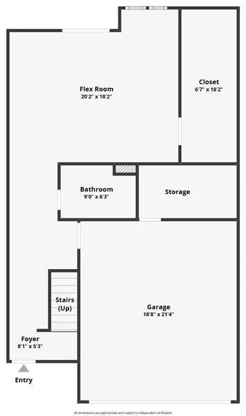 Main Floor with Three-Story Entry Foyer, Bonus/BR/Flex Rm, Full Bath, Huge Walk-In Closet, Double French Doors to Private Covered Patio and Two-Car Garage!