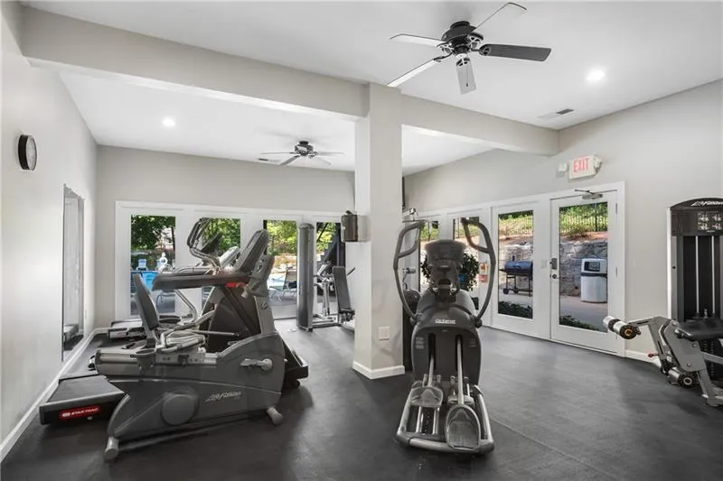 A Dunwoody Springs Community Gym Membership is Included in HOA Dues.