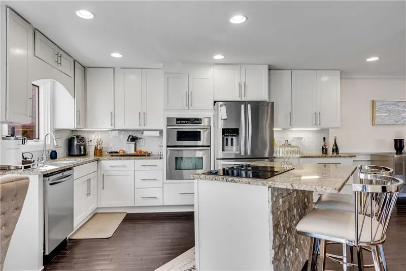 Updated Island Kitchen is beautiful & spacious!