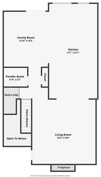 Living Area Level with Oversized LR, DR, FR, Kitchen & Sliding Glass Doors to NEW Ultra-Private Deck.