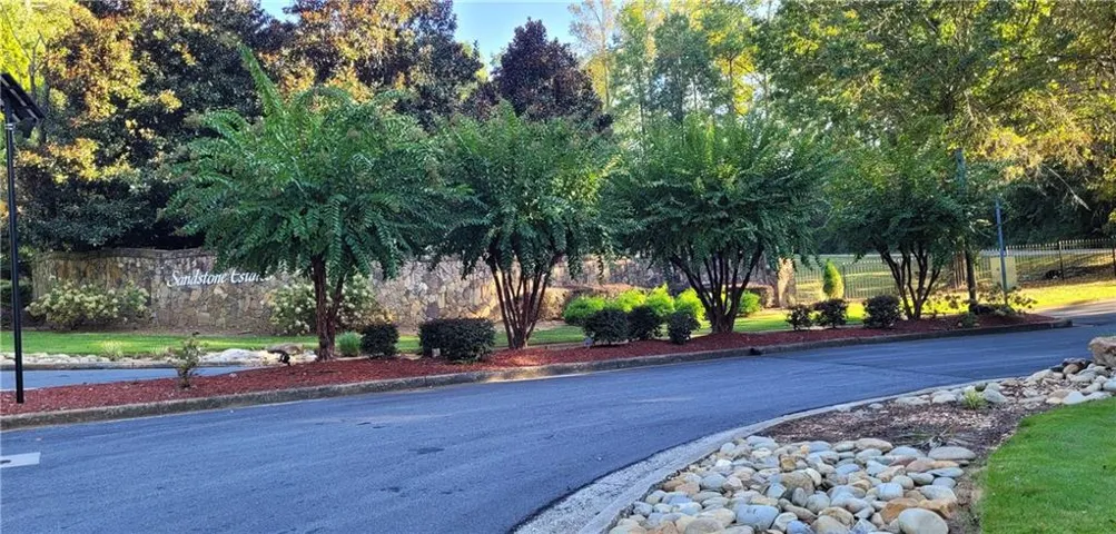 Main entry to Sandstone Estates