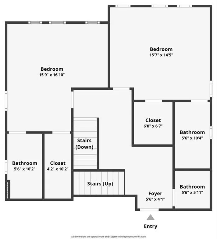 View of room layout