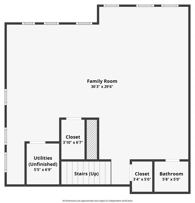 View of floor plan / room layout