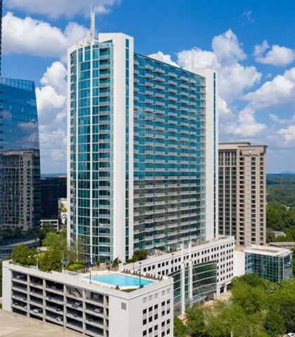 30 story Buckhead high-rise with an 8th floor pool deck.