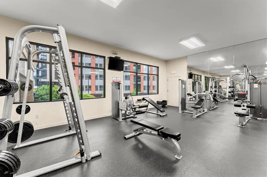 View of exercise room