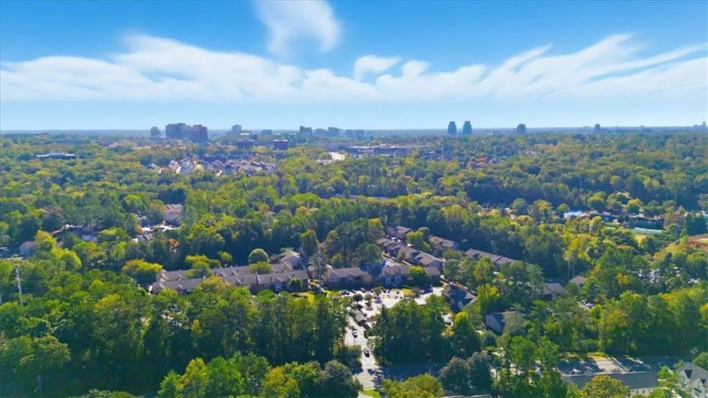 Aerial view of property's location