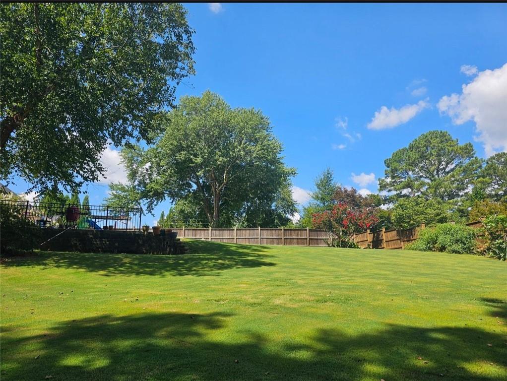 View of yard