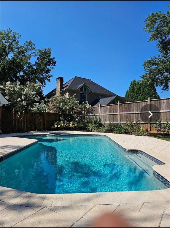View of pool
