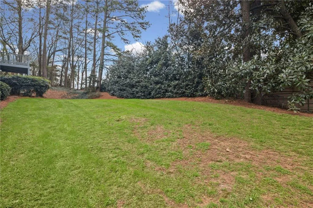 View of green lawn