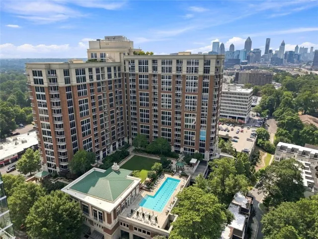 View of The Brookwood looking South. This unit is on the other side of the building facing south.