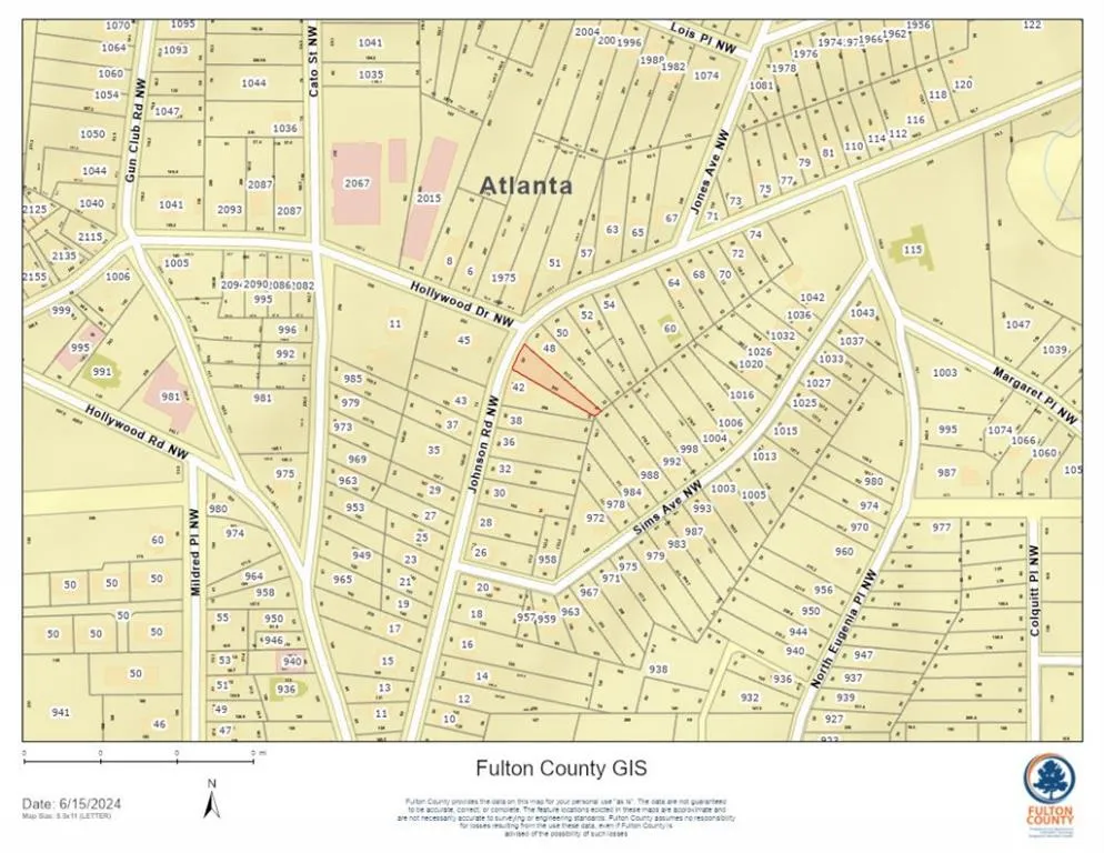 44 Johnson Road Nw, Atlanta, Georgia 30318, 0 ,Land,For Sale,44 Johnson Road Nw,7762018