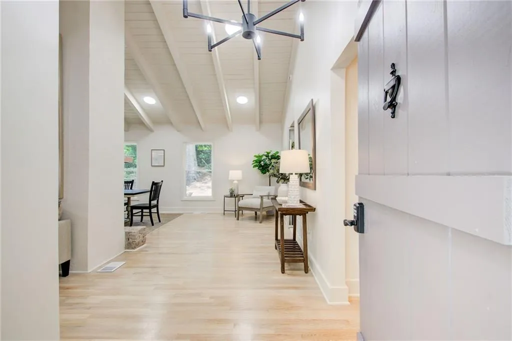 Just say wow!  Beautiful flooring and designer touches throughout.
