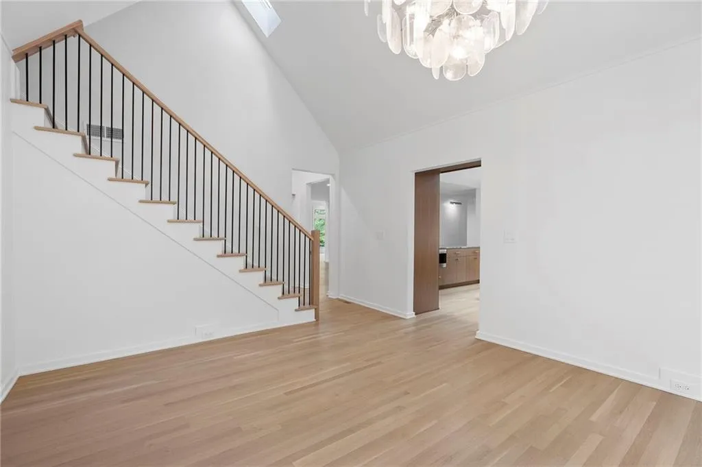 Next to kitchen