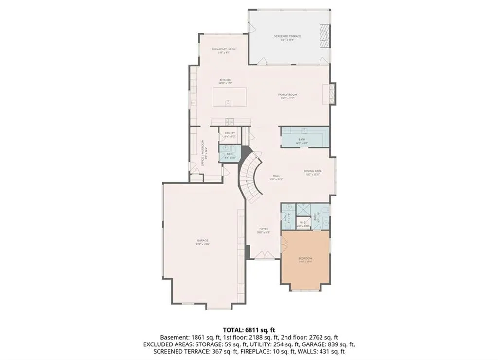 230 Danbury Lane, Atlanta, Georgia 30327, 6 Bedrooms Bedrooms, ,6 BathroomsBathrooms,Residential,Sold,230 Danbury Lane,7746855