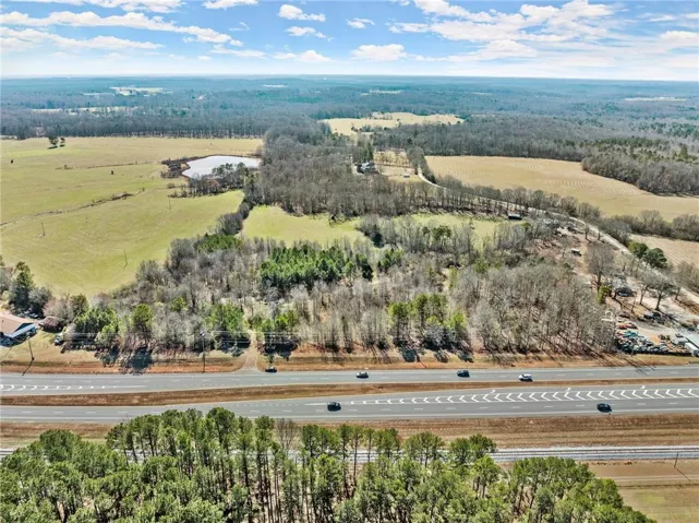 Bird's eye view with a rural view