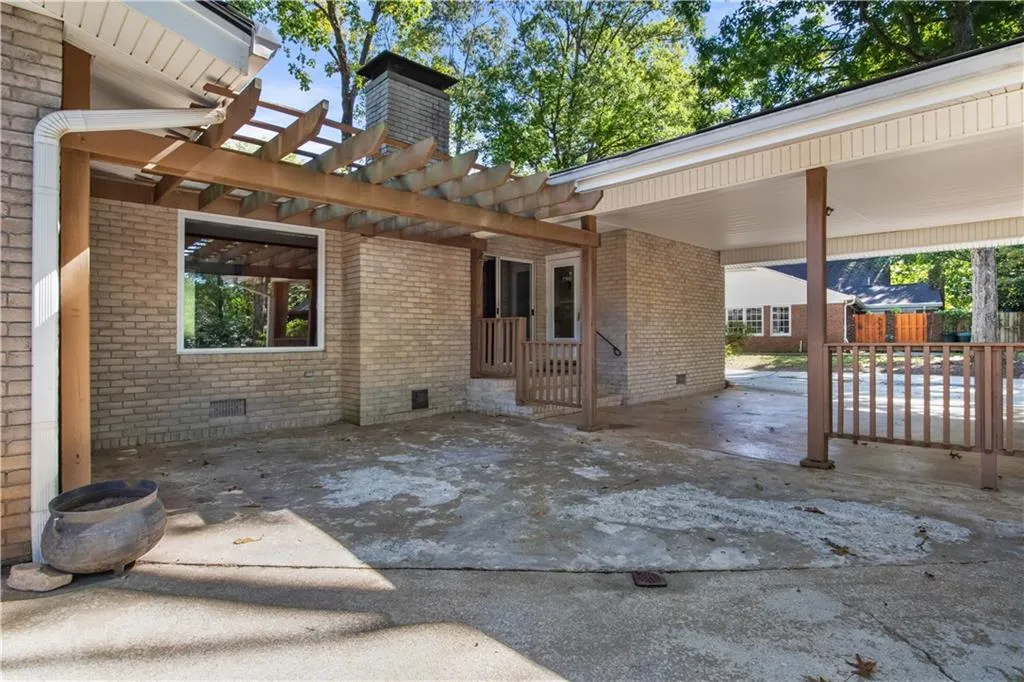 View of patio / terrace with a pergola View of patio / terrace with a pergola